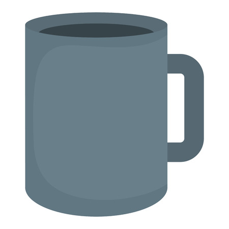 Porcelain mug, isolated icon vector illustration design.のイラスト素材