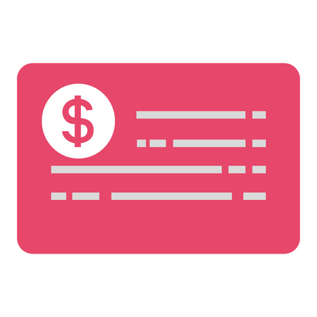 credit card isolated icon vector illustration designのイラスト素材