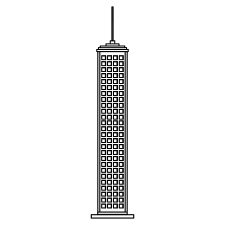 Building facade city icon vector illustration design.のイラスト素材