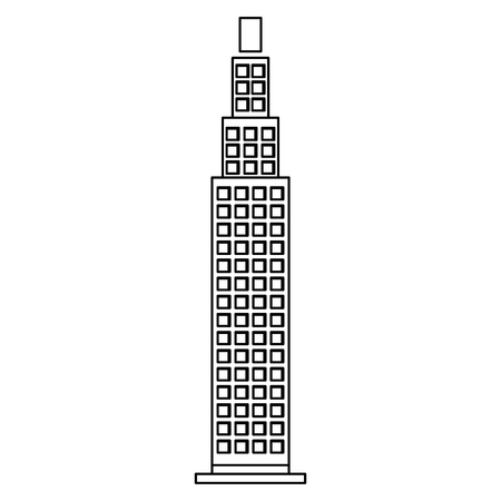 Building facade city icon vector illustration design.のイラスト素材