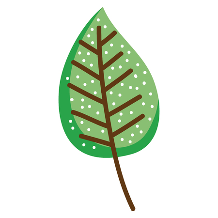 leafs plant ecology icon vector illustration designのイラスト素材