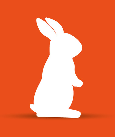 Cartoon icon rabbit design isolated vector illustrationのイラスト素材
