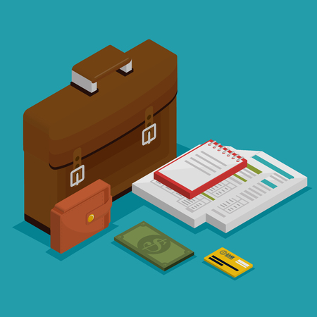 tax day time set icons vector illustration designのイラスト素材