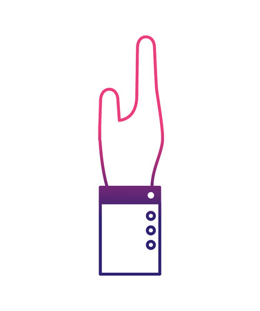 hand human isolated icon vector illustration designのイラスト素材