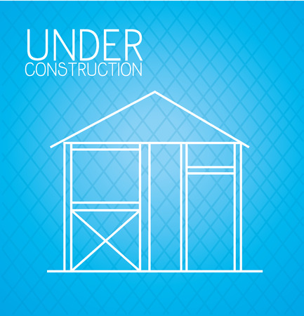 Under construction design, vector illustration eps10.のイラスト素材
