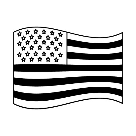 usa flag official colors and proportion national vector illustration vector illustrationのイラスト素材