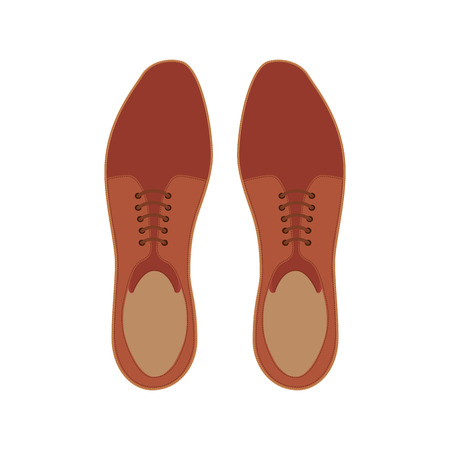 elegant shoes masculine icon vector illustration designのイラスト素材