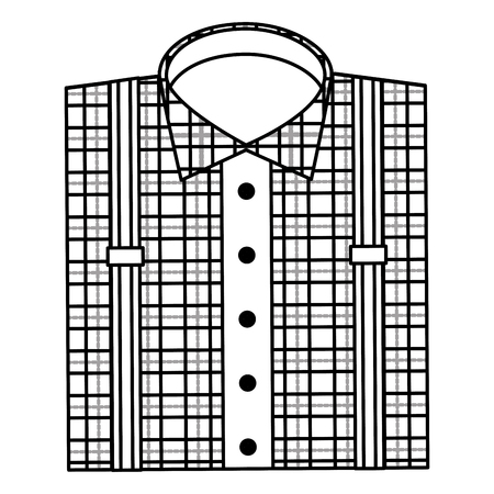 bent male shirt icon vector illustration designのイラスト素材