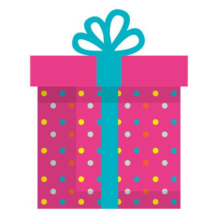 gift box present icon vector illustration designのイラスト素材