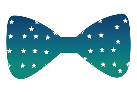Bow tie with stars iconのイラスト素材