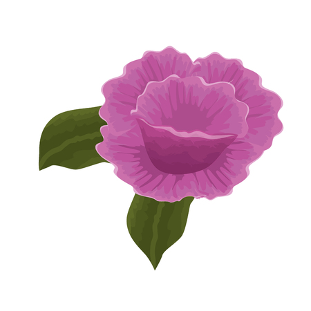 beautiful flower garden icon vector illustration designのイラスト素材