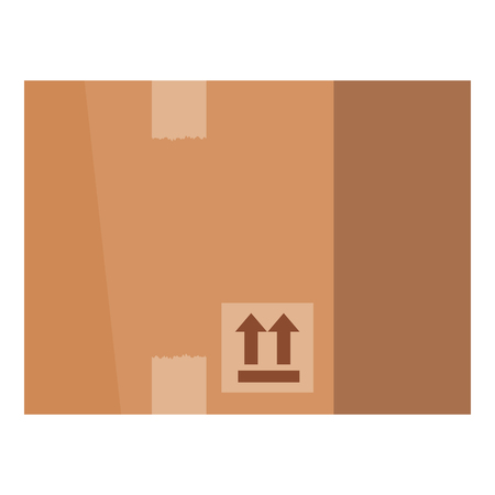 box carton delivery service vector illustration designのイラスト素材