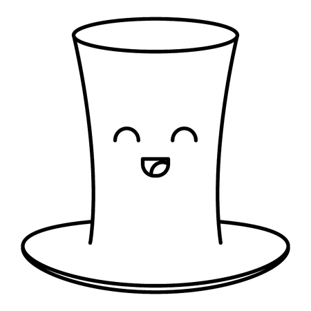 Irish elf hat cute character vector illustration design.のイラスト素材