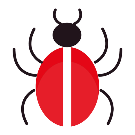 Bug insect isolated icon vector illustration design.のイラスト素材