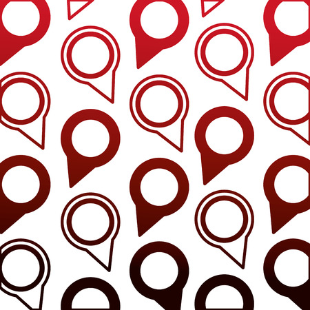 navigation gps pointer map app background vector illustration gradient colorのイラスト素材