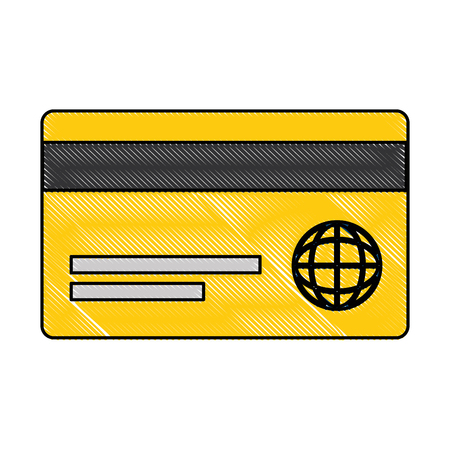 Credit card isolated icon vector illustration design.のイラスト素材