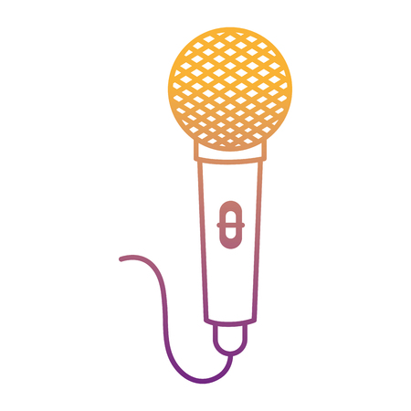 microphone sound isolated icon vector illustration designのイラスト素材