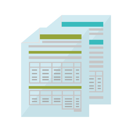 Finance document paper icon vector illustration designのイラスト素材