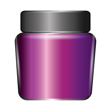 cosmetics skincare empty plastic package samples vector illustrationのイラスト素材