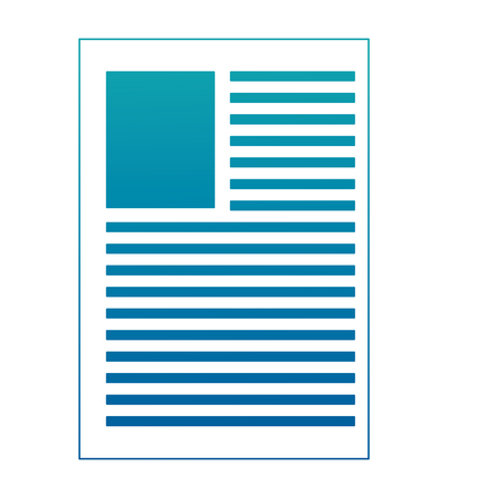 document resume paper template image vector illustration neon designのイラスト素材