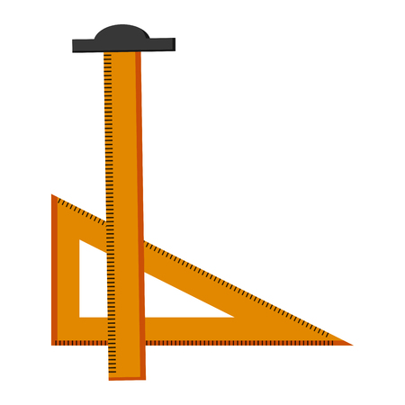Set rules to measure isolated icon vector illustration designのイラスト素材