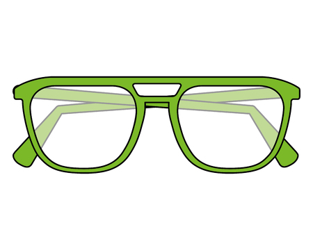 eye glasses isolated icon vector illustration designのイラスト素材