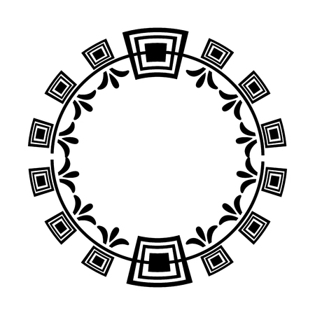 cover frame victorian style vector illustration designのイラスト素材