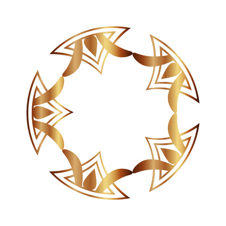 cover frame victorian golden style vector illustration designのイラスト素材