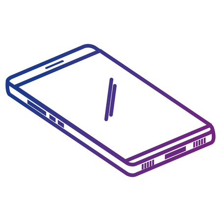 smartphone device isometric icon vector illustration designのイラスト素材