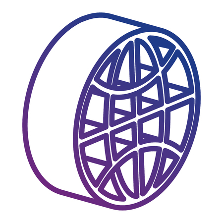 sphere planet isometric icon vector illustration designのイラスト素材