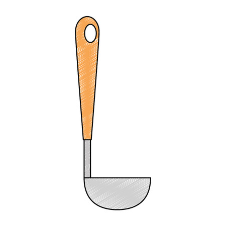 kitchen ladle isolated icon vector illustration designのイラスト素材