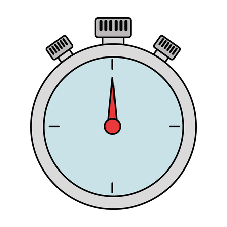 chronometer time clock isolated icon vector illustration designのイラスト素材