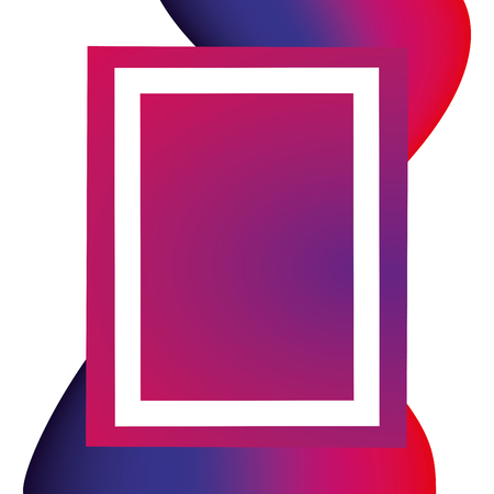 paint and colors workart frame vector illustration designのイラスト素材