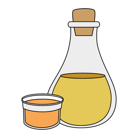 olive oil bottle icon vector illustration designのイラスト素材