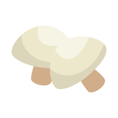 fresh mushroom healthy food vector illustration designのイラスト素材