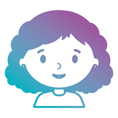 little girl daughter character vector illustration designのイラスト素材