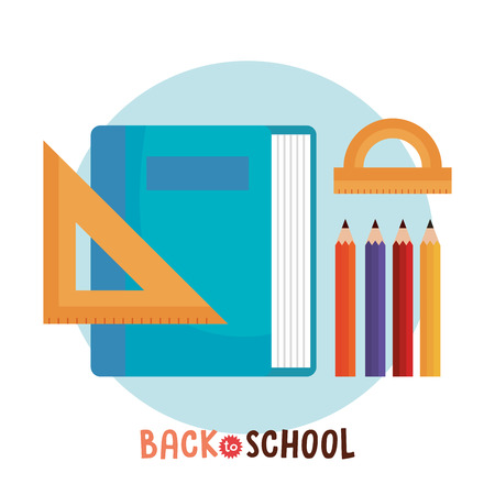 back to school set icons vector illustration designのイラスト素材