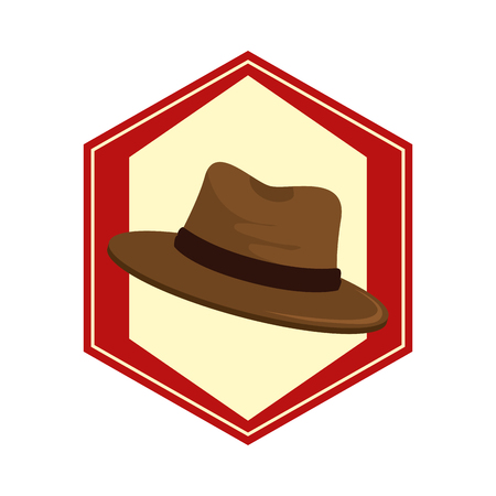 traditional canadian hat icon vector illustration designのイラスト素材
