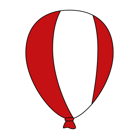 balloon air celebration icon vector illustration designのイラスト素材