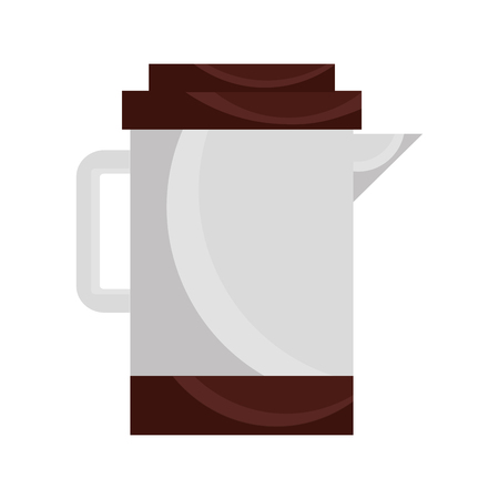 coffee maker kitchenware handle image vector illustrationのイラスト素材