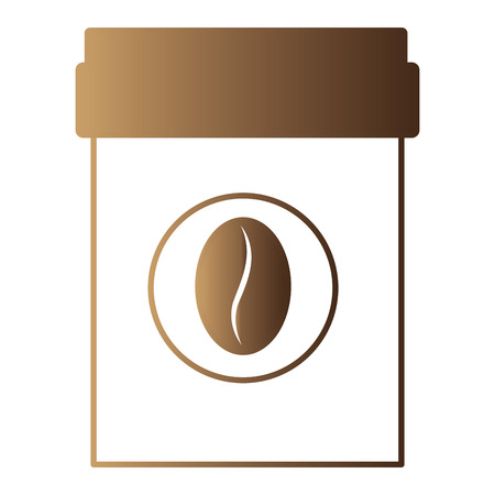 coffee container fresh product image vector illustration neon designのイラスト素材