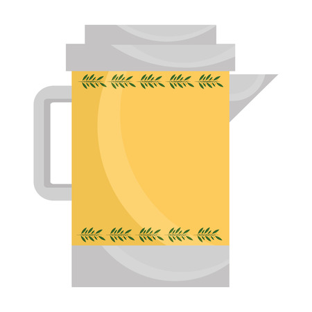 teapot ceramic kitchen image design vector illustrationのイラスト素材