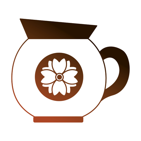 kitchen teapot isolated icon vector illustration designのイラスト素材