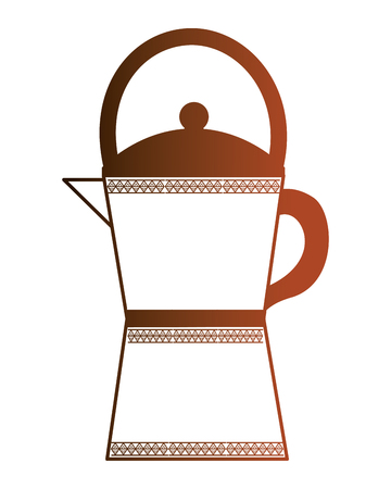 kitchen teapot isolated icon vector illustration designのイラスト素材
