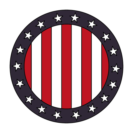 united states of america seal stamp vector illustration designのイラスト素材