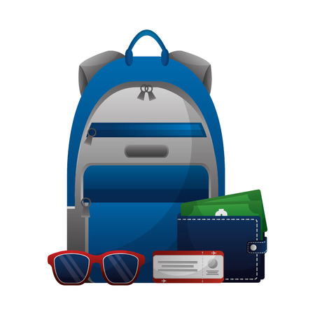 set tourism and travel icons vector illustration designのイラスト素材