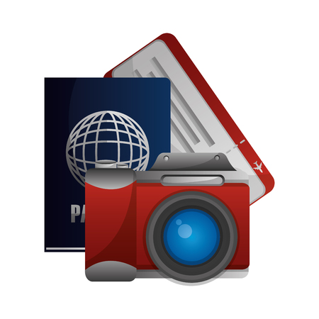 tourism and travel set icons vector illustration designのイラスト素材