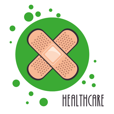 medical bandage healthcare icon vector illustration designのイラスト素材