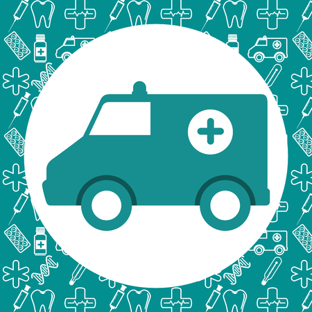 medical healthcare set icons vector illustration designのイラスト素材