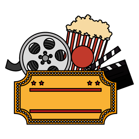 cinema entertainment set icons vector illustration designのイラスト素材